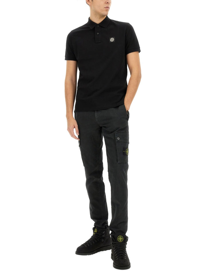 Stone Island Polo - Nero | Wanan Luxury