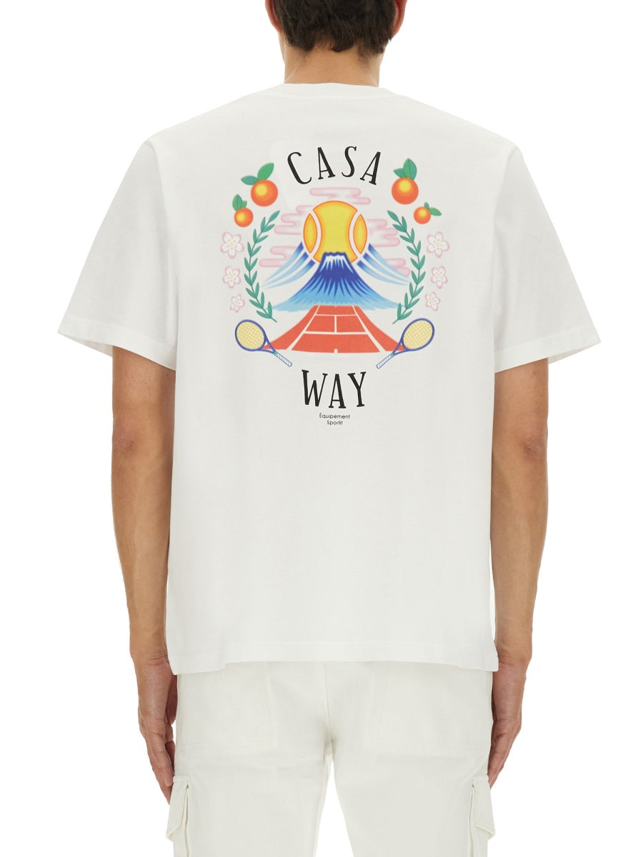 Casablanca T shirt - Bianco | Wanan Luxury