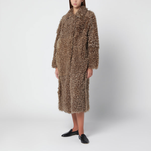 Beige Oliva Cristina in Shearling