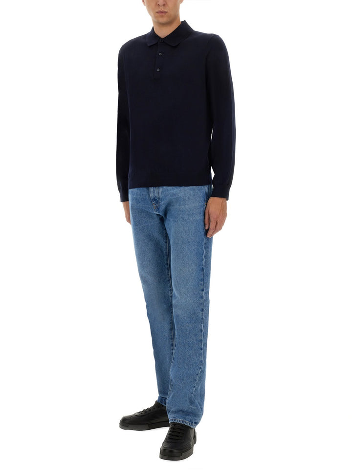 Sunflower Polo - Blu | Wanan Luxury