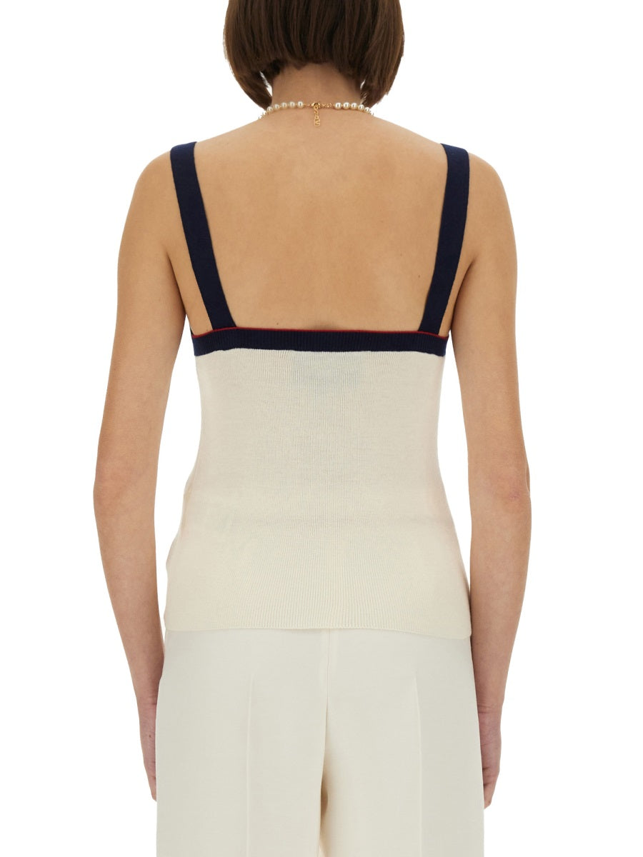 Valentino Garavani Top - Bianco | Wanan Luxury
