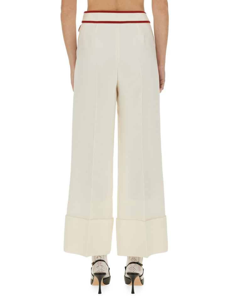 Valentino Garavani Pantaloni - Bianco | Wanan Luxury