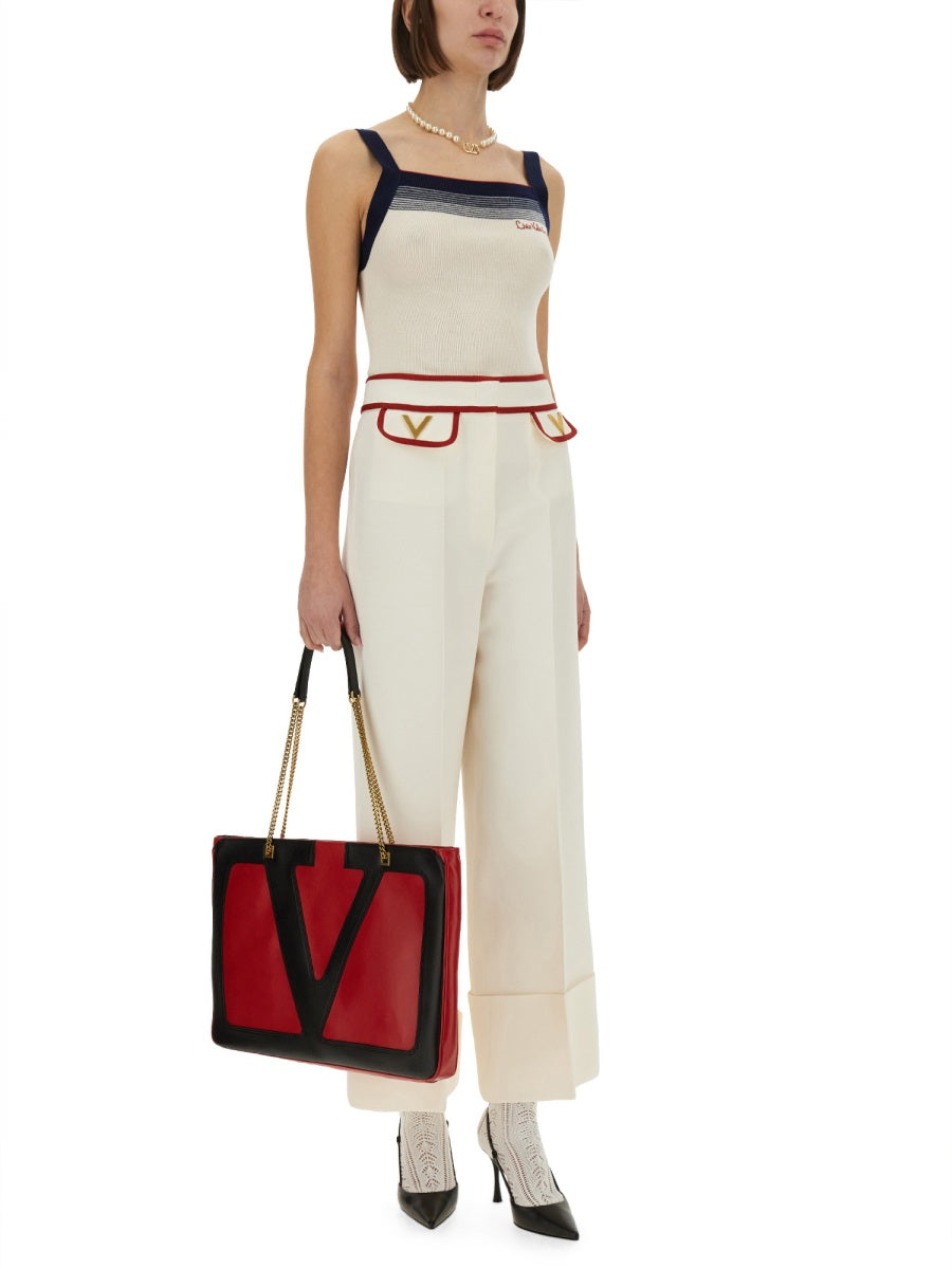 Valentino Garavani Pantaloni - Bianco | Wanan Luxury