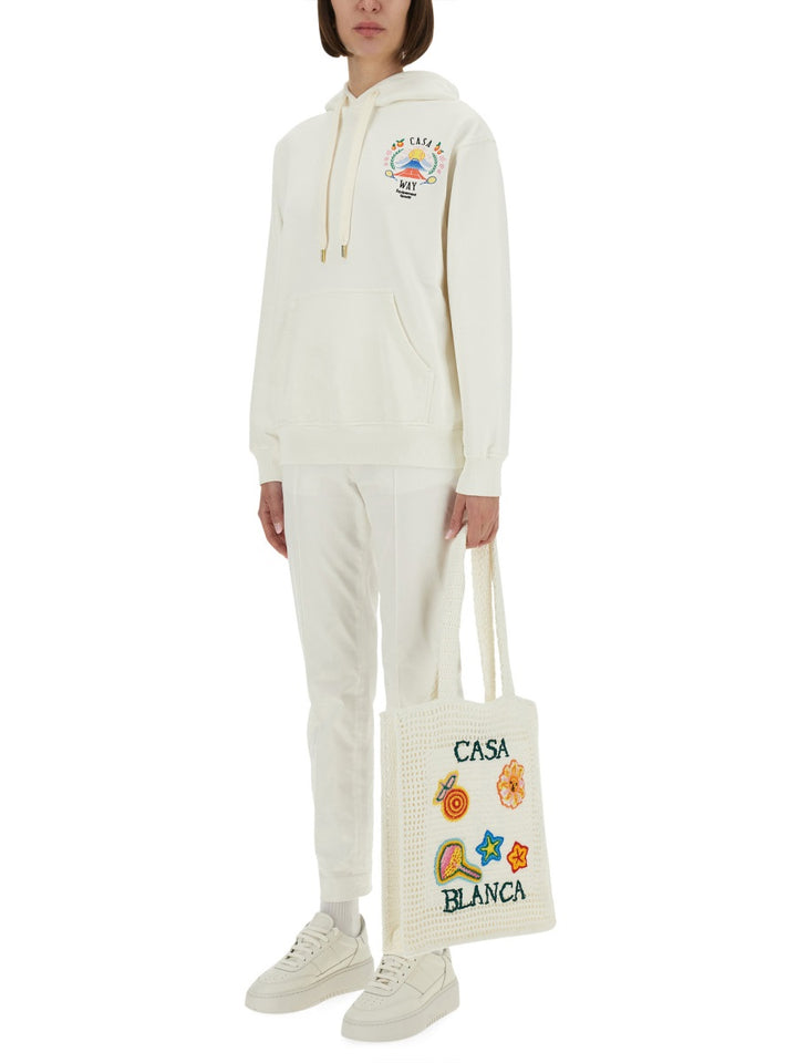 Casablanca Felpe - Bianco | Wanan Luxury