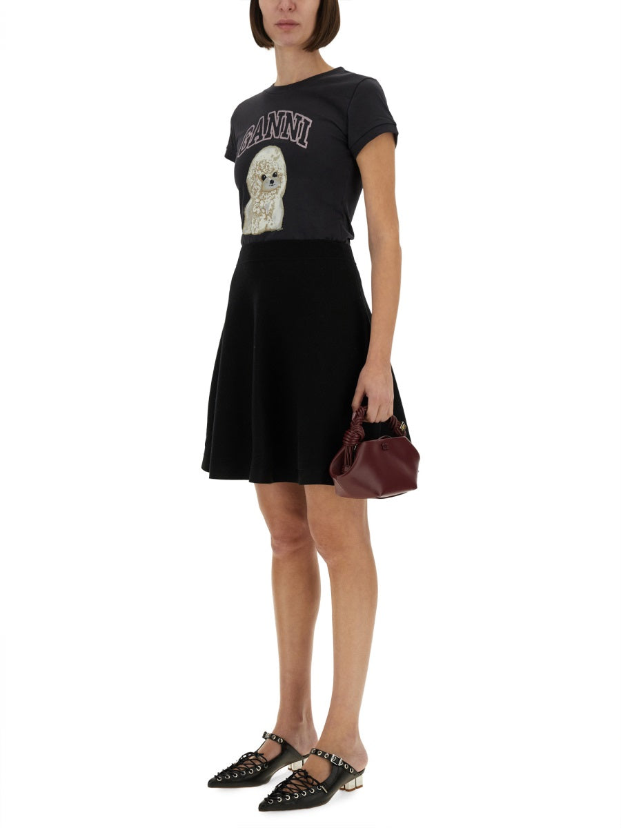 Ganni T shirt - Grigio | Wanan Luxury