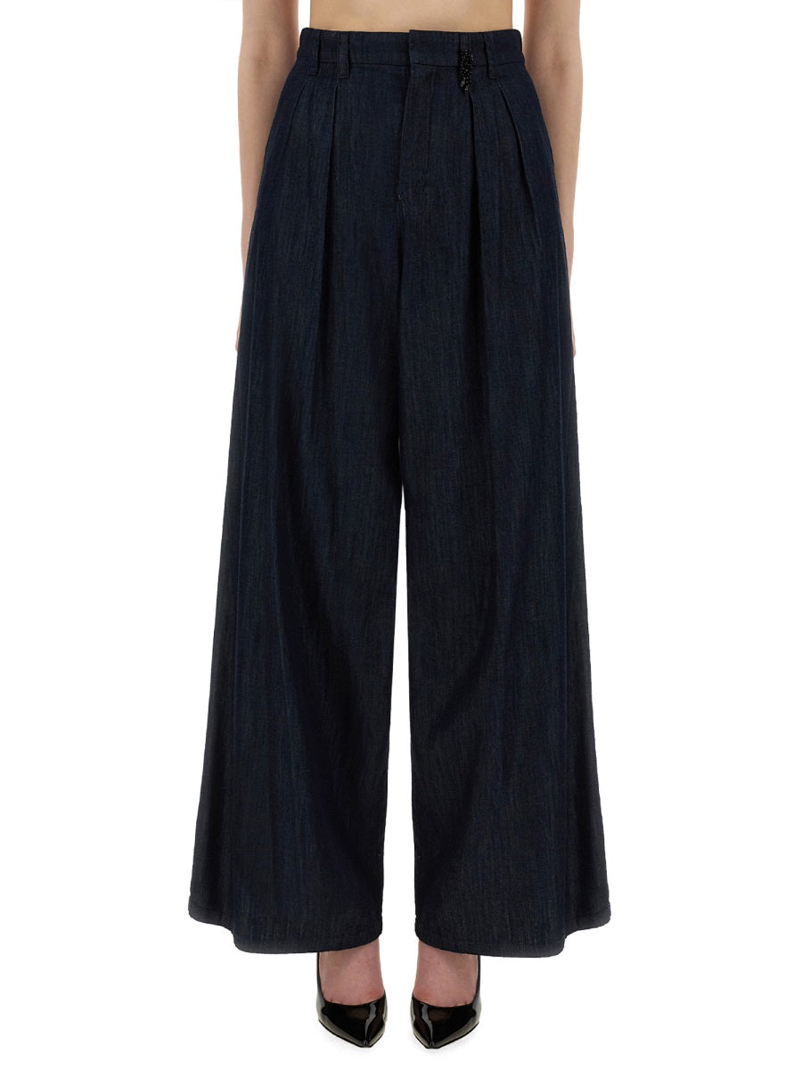 S Max Mara Pantaloni - Blu | Wanan Luxury