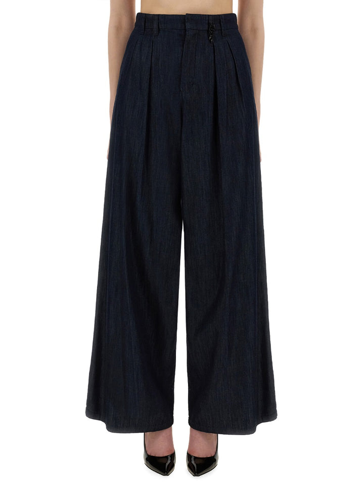 S Max Mara Pantaloni - Blu | Wanan Luxury