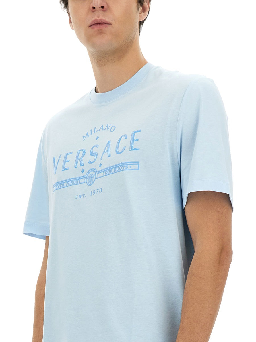 Versace T shirt - Azzurro | Wanan Luxury
