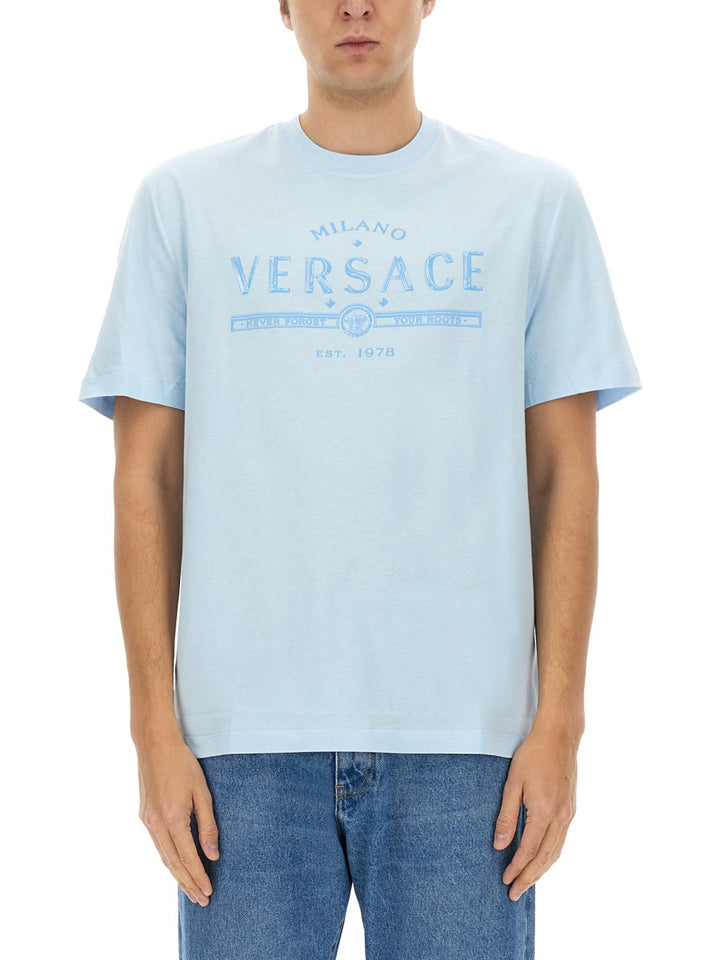 Versace T shirt - Azzurro | Wanan Luxury