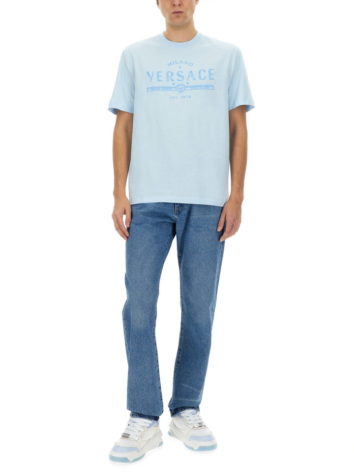 Versace T shirt - Azzurro | Wanan Luxury