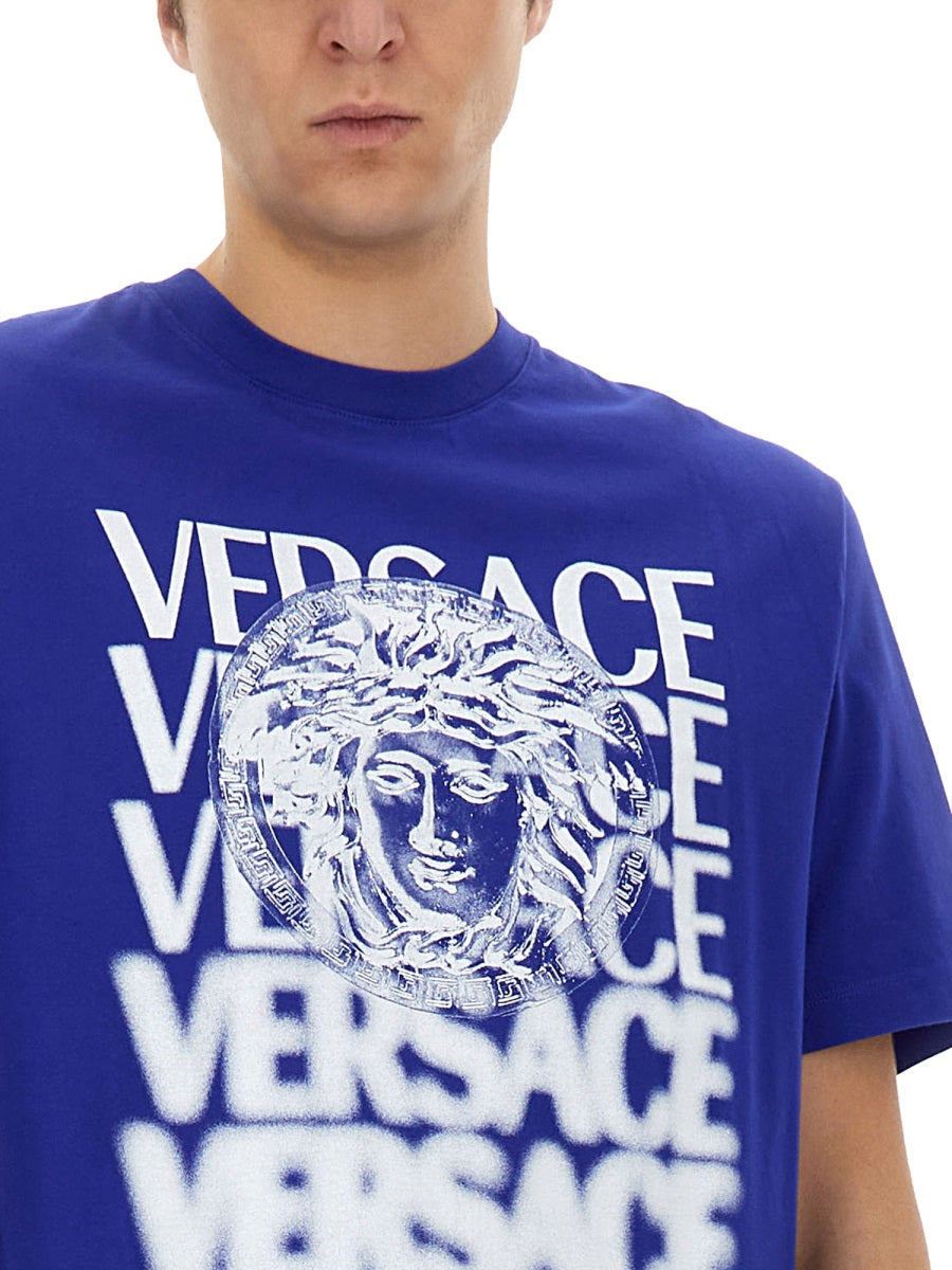 Versace T shirt - Blu | Wanan Luxury