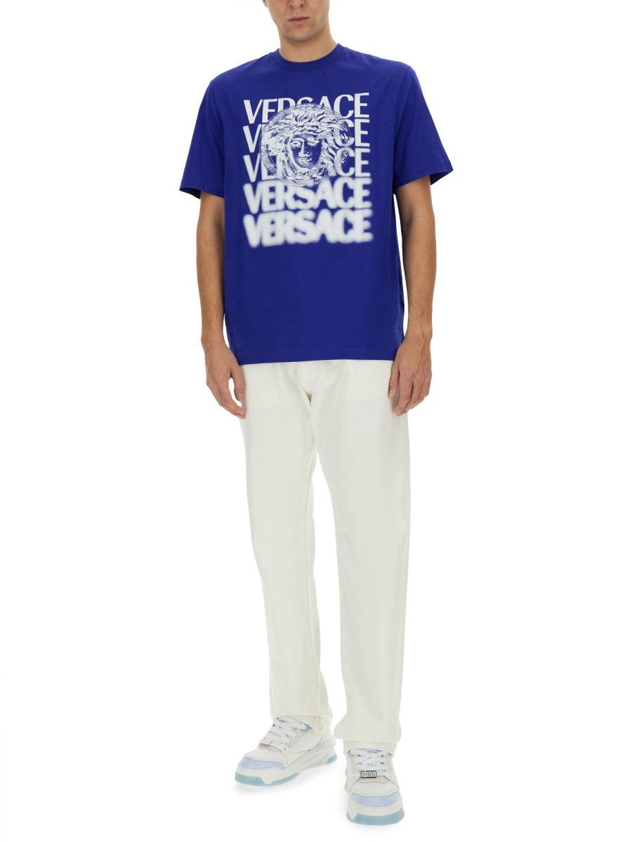 Versace T shirt - Blu | Wanan Luxury