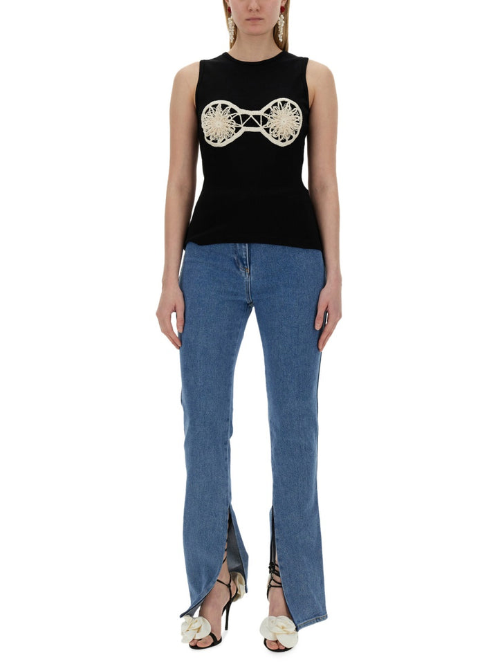 Magda Butrym T shirt - Nero | Wanan Luxury