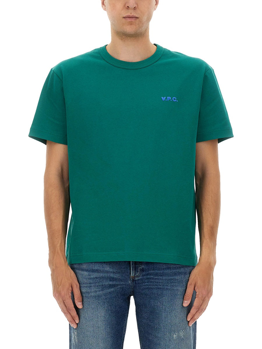 A.P.C. T shirt - Verde | Wanan Luxury