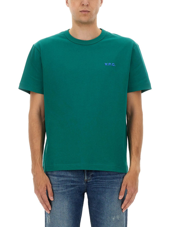 A.P.C. T shirt - Verde | Wanan Luxury