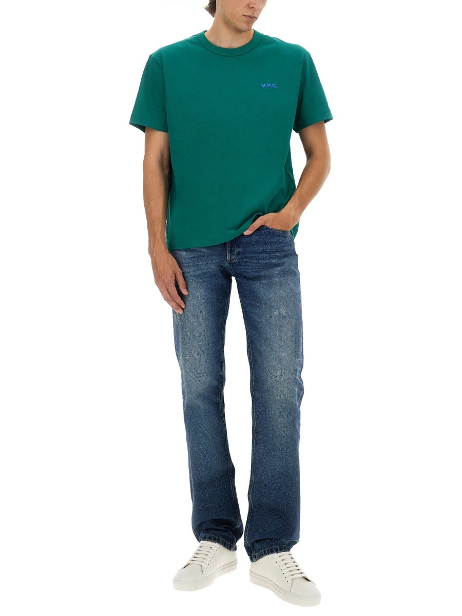 A.P.C. T shirt - Verde | Wanan Luxury