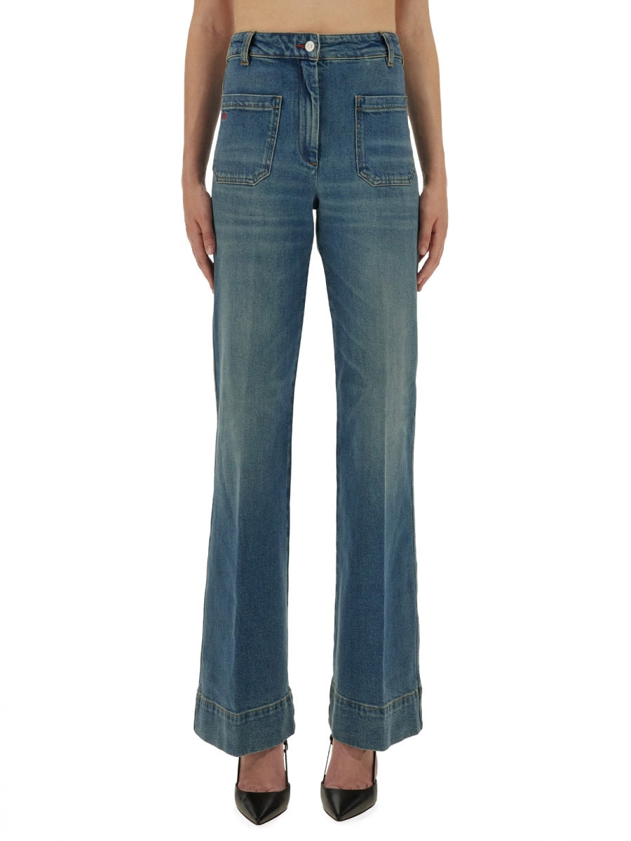 Victoria Beckham Jeans - Blu | Wanan Luxury