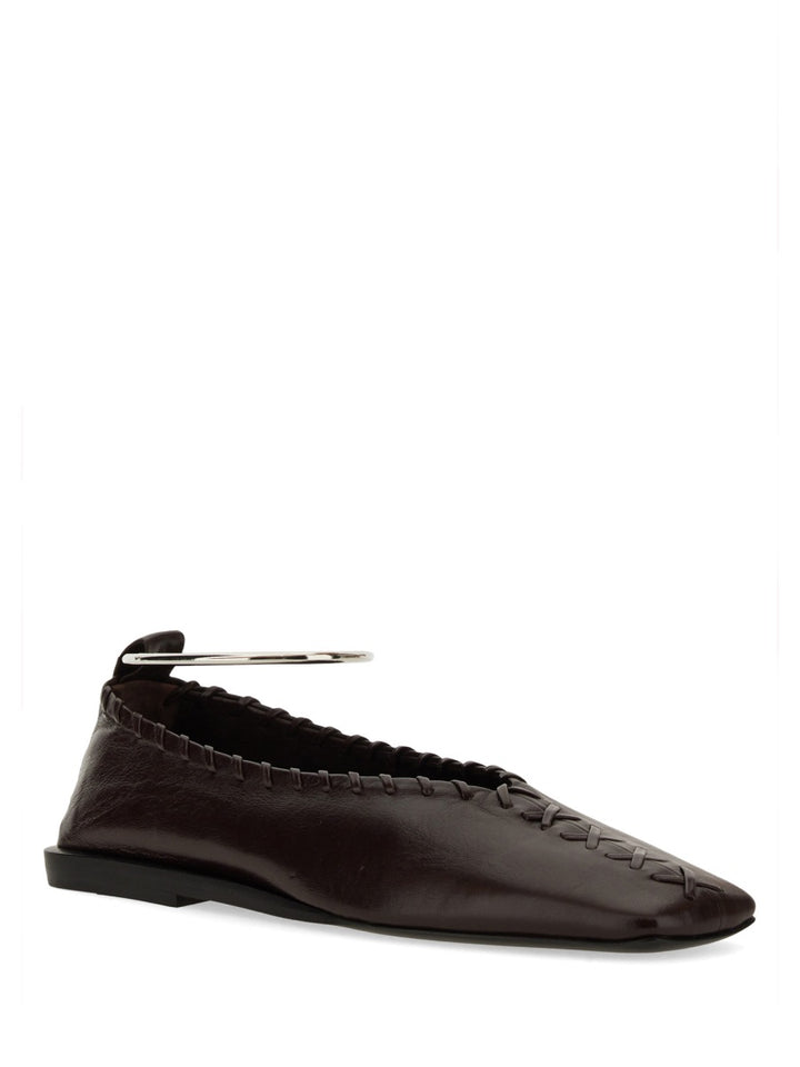 Jil Sander Scarpe Basse - Bordeaux | Wanan Luxury