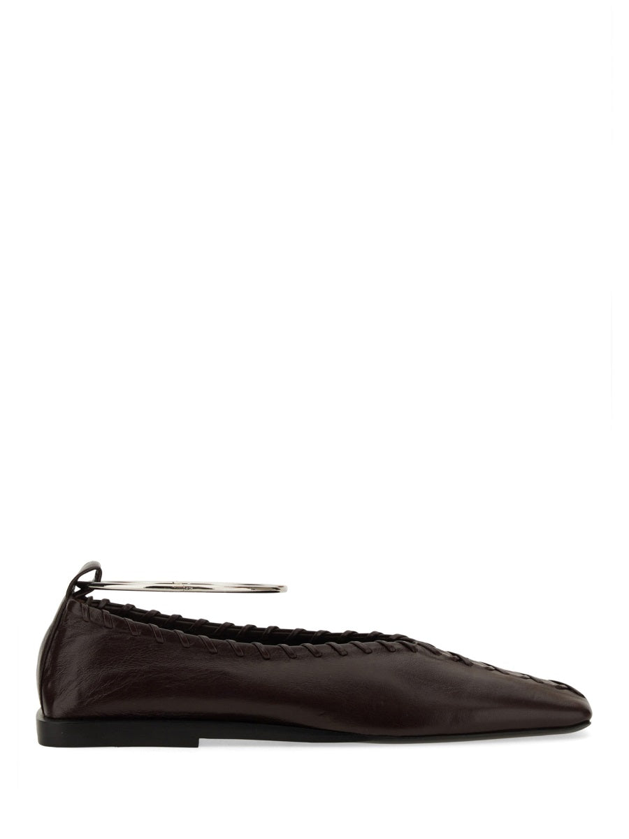 Jil Sander Scarpe Basse - Bordeaux | Wanan Luxury