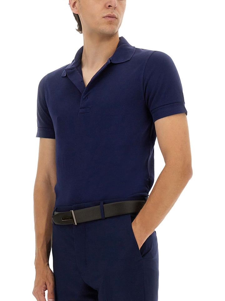 Tom Ford Polo - Blu | Wanan Luxury