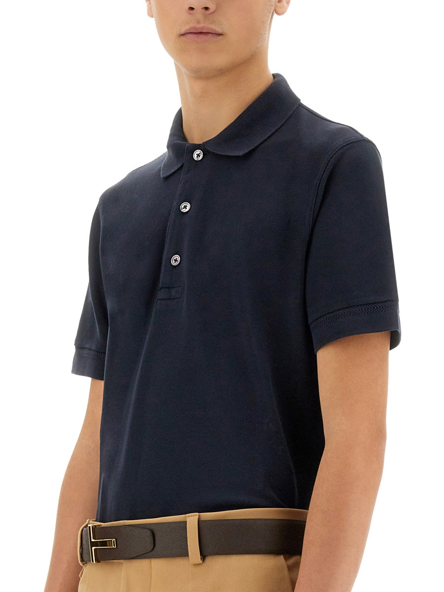Tom Ford Polo - Blu | Wanan Luxury