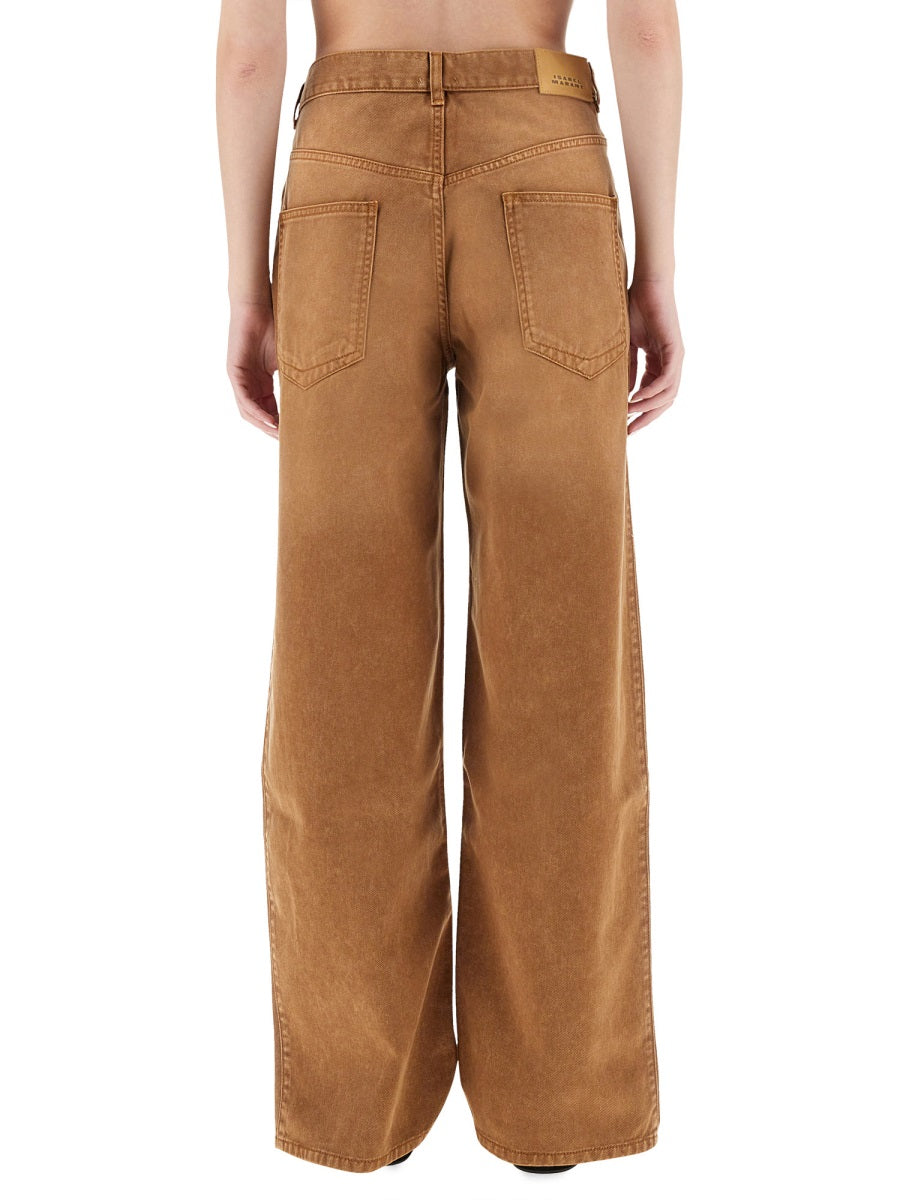 Isabel Marant Jeans - Marrone | Wanan Luxury