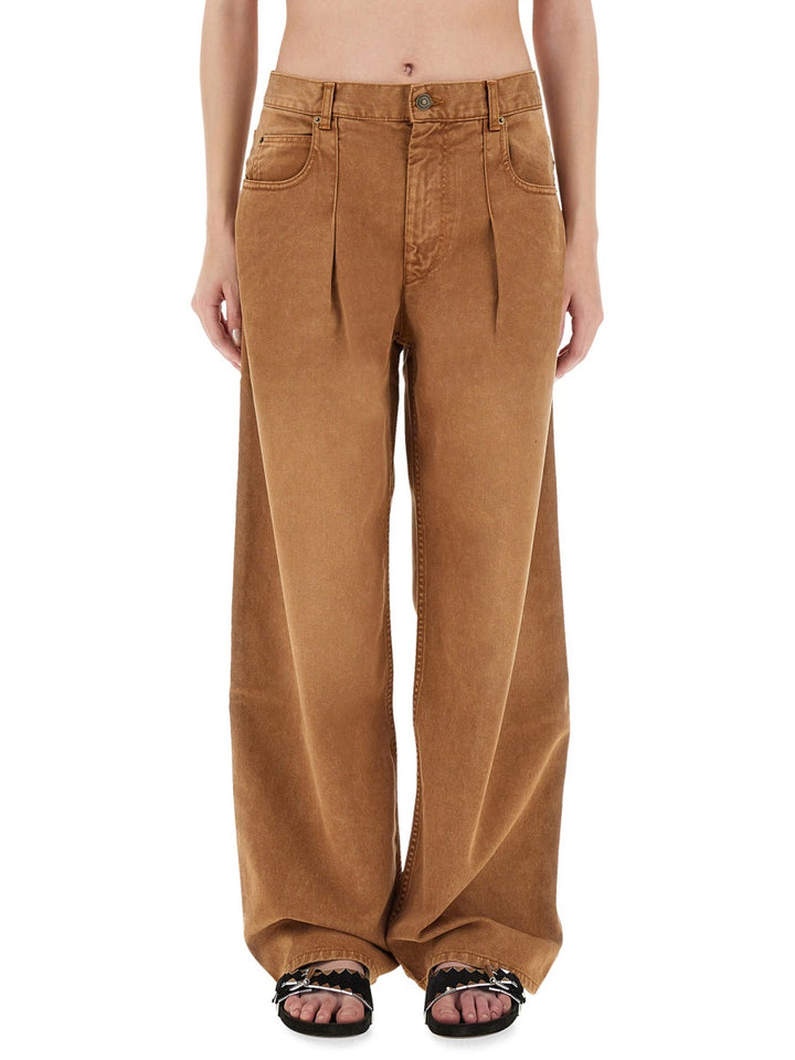 Isabel Marant Jeans - Marrone | Wanan Luxury