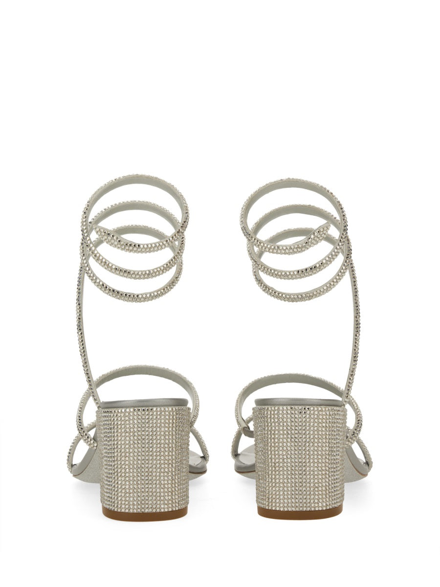 René Caovilla Sandali - Argento | Wanan Luxury