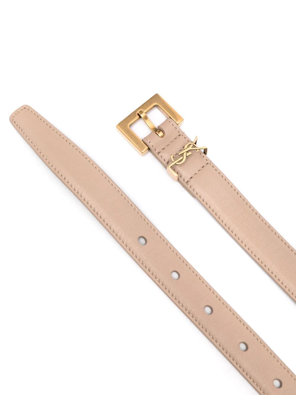 Saint Laurent Paris Cinture - Nude & Neutrals | cc32000a44d0a28474fbabeefaf2ba97d4b00ded