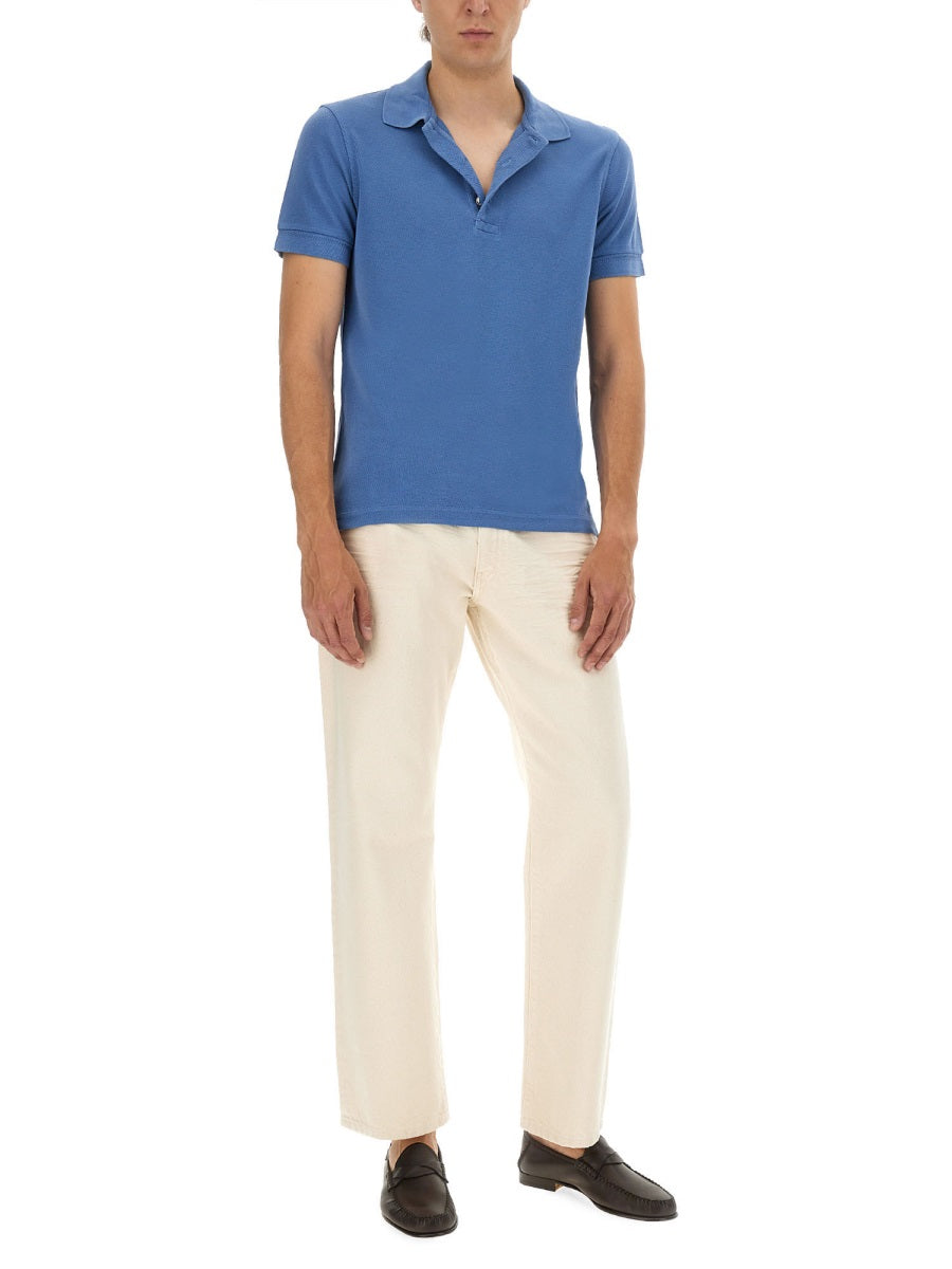 Tom Ford Polo - Blu | Wanan Luxury