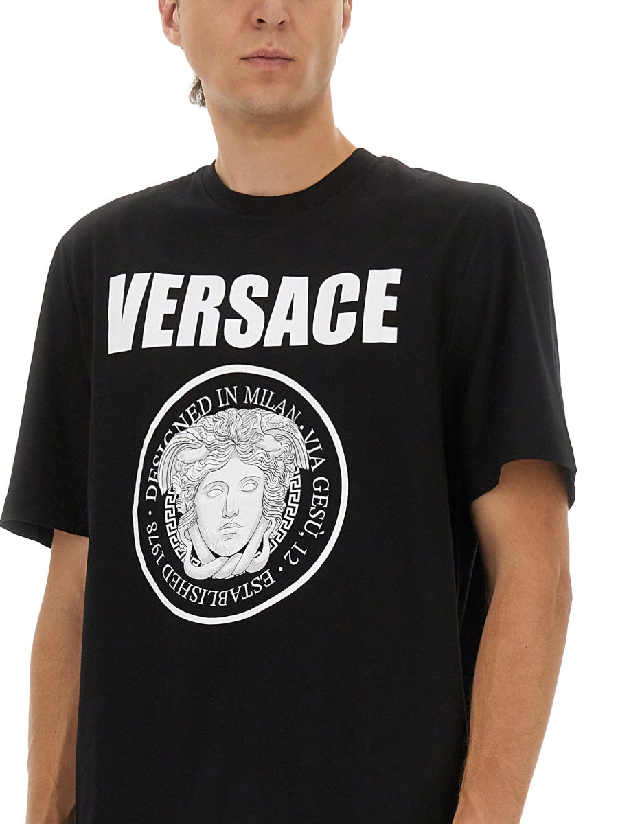 Versace T shirt - Nero | Wanan Luxury