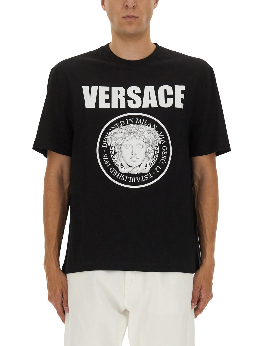 Versace T shirt - Nero | Wanan Luxury