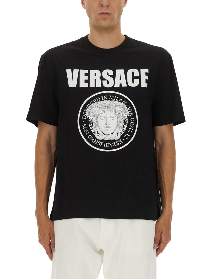 Versace T shirt - Nero | Wanan Luxury