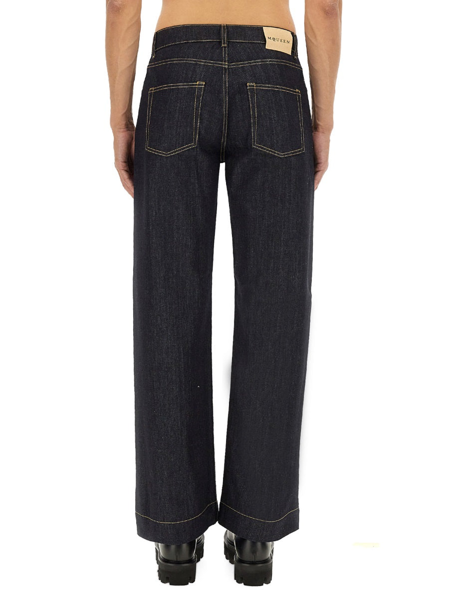 Alexander McQueen Jeans - Blu | Wanan Luxury