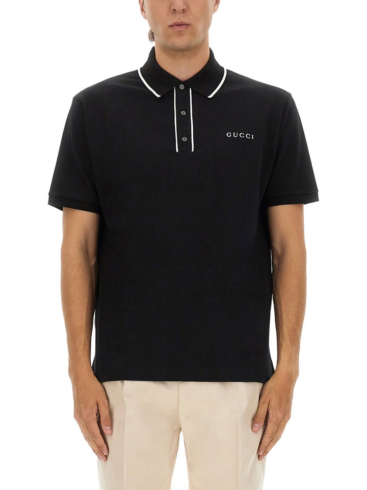 Gucci Polo - Nero | Wanan Luxury
