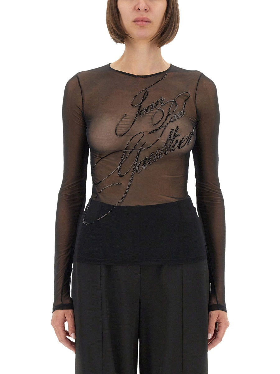 Jean Paul Gaultier Top - Nero | Wanan Luxury