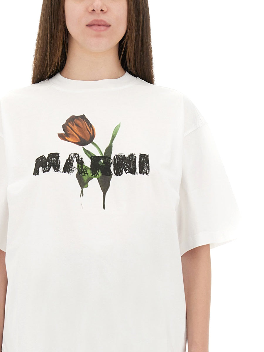 Marni T shirt - Bianco | Wanan Luxury