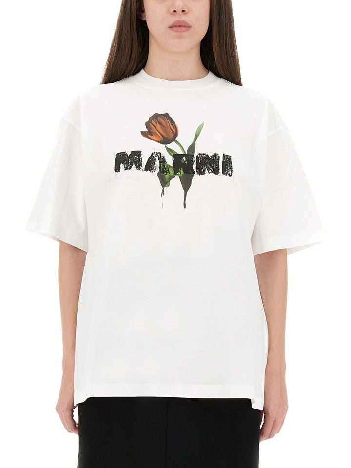 Marni T shirt - Bianco | Wanan Luxury