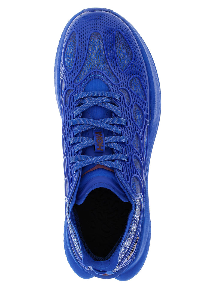 Hoka One One Mach X Caged Sneakers - Blu | 0fc4b995950c38297f2328cafd09dec493e588d5