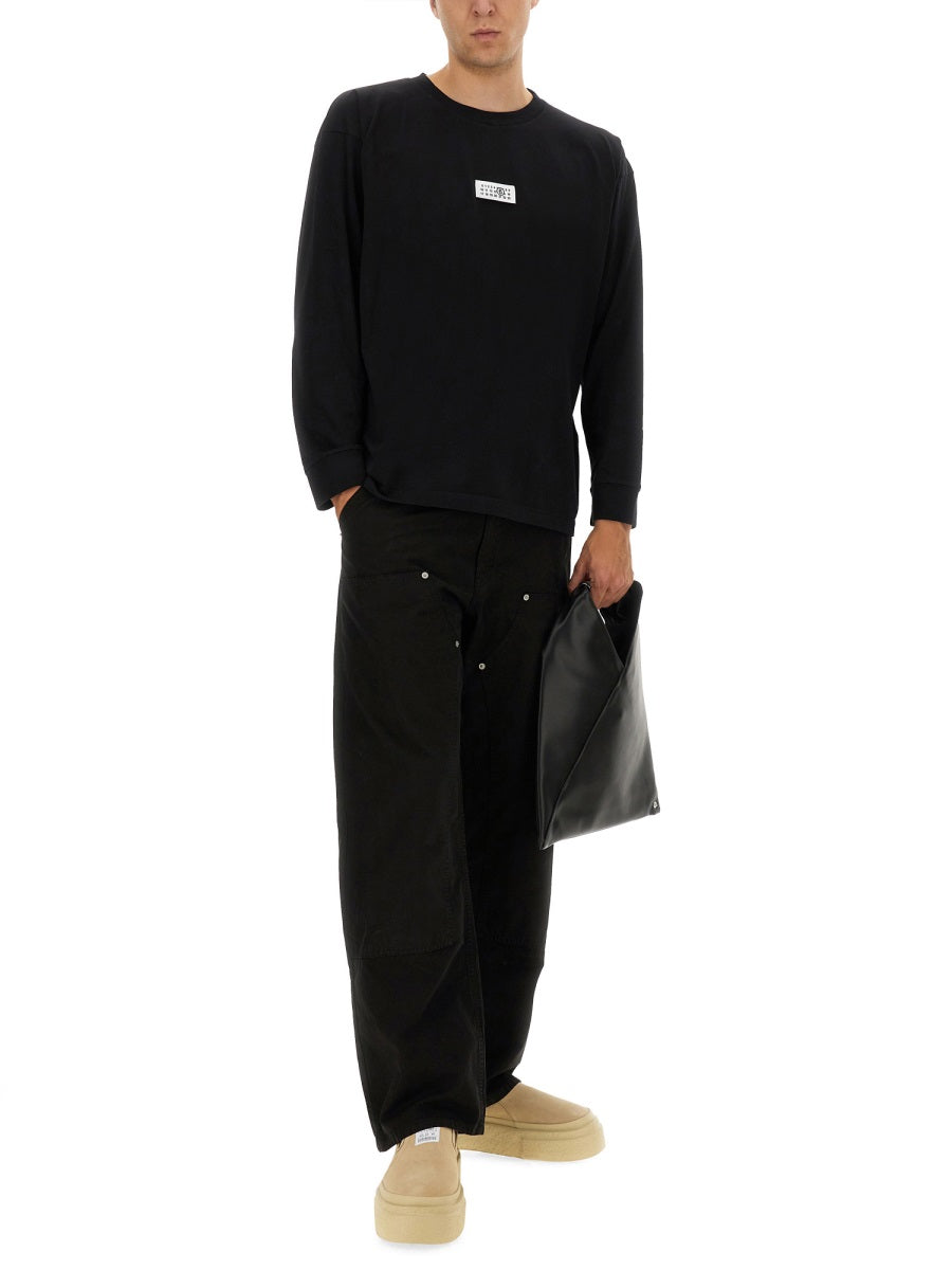 MM6 Maison Margiela Pantaloni - Nero | Wanan Luxury