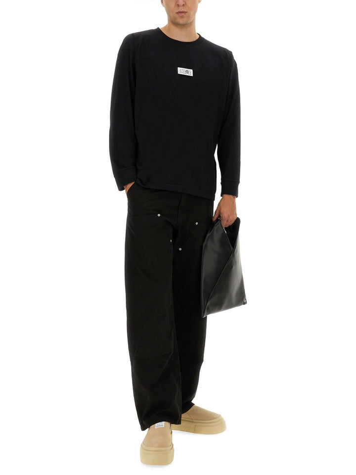 MM6 Maison Margiela Pantaloni - Nero | Wanan Luxury