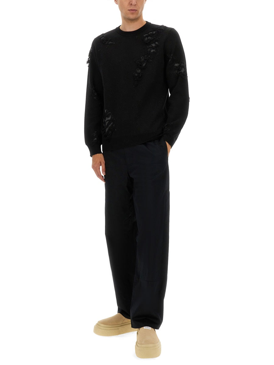 MM6 Maison Margiela Pantaloni - Nero | Wanan Luxury