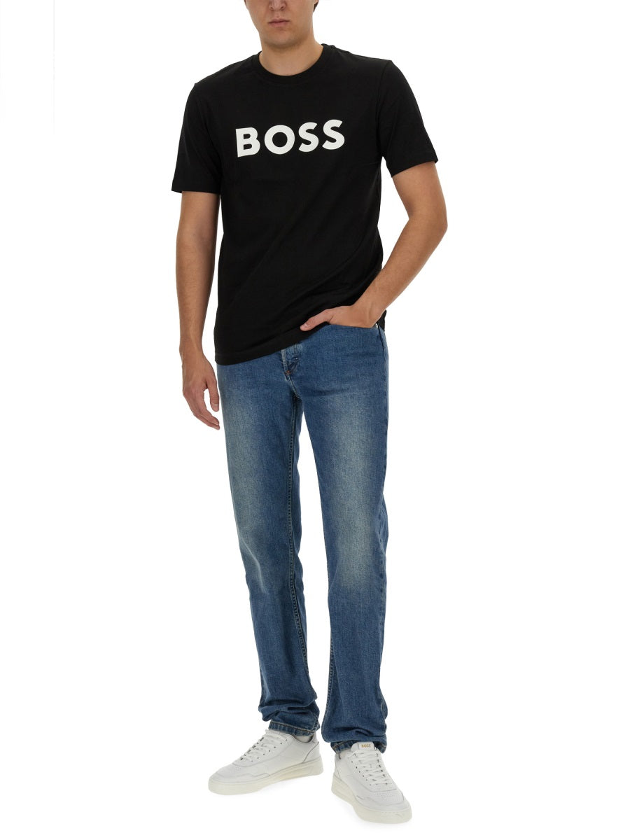 Boss T shirt - Nero | Wanan Luxury
