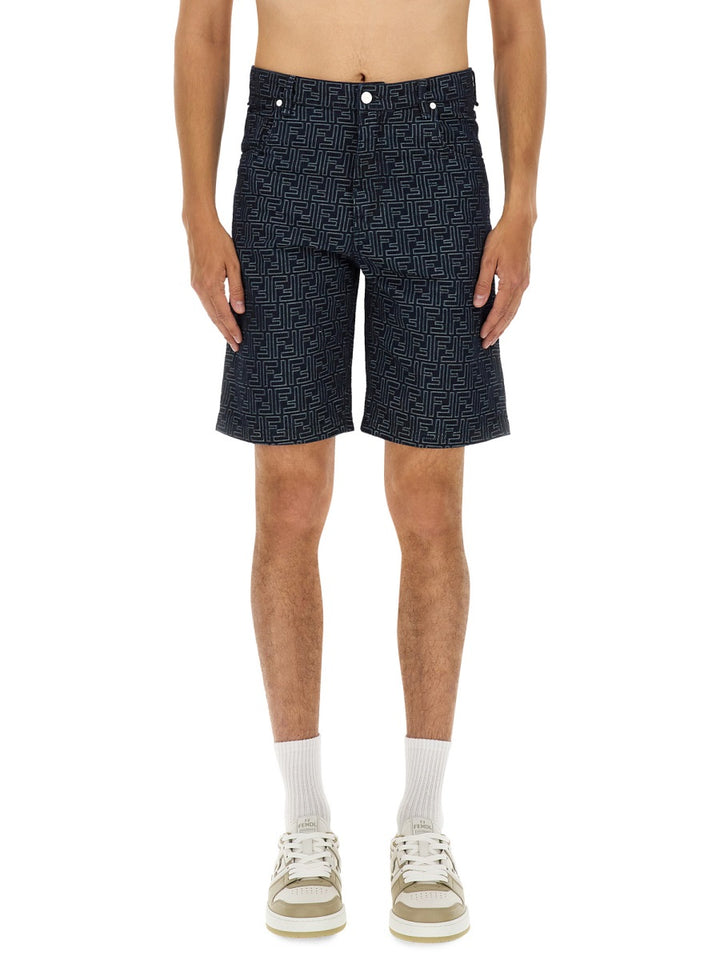 Fendi Shorts - Blue | f77a16379af9287f8e498d8ff9ddcf665946d899