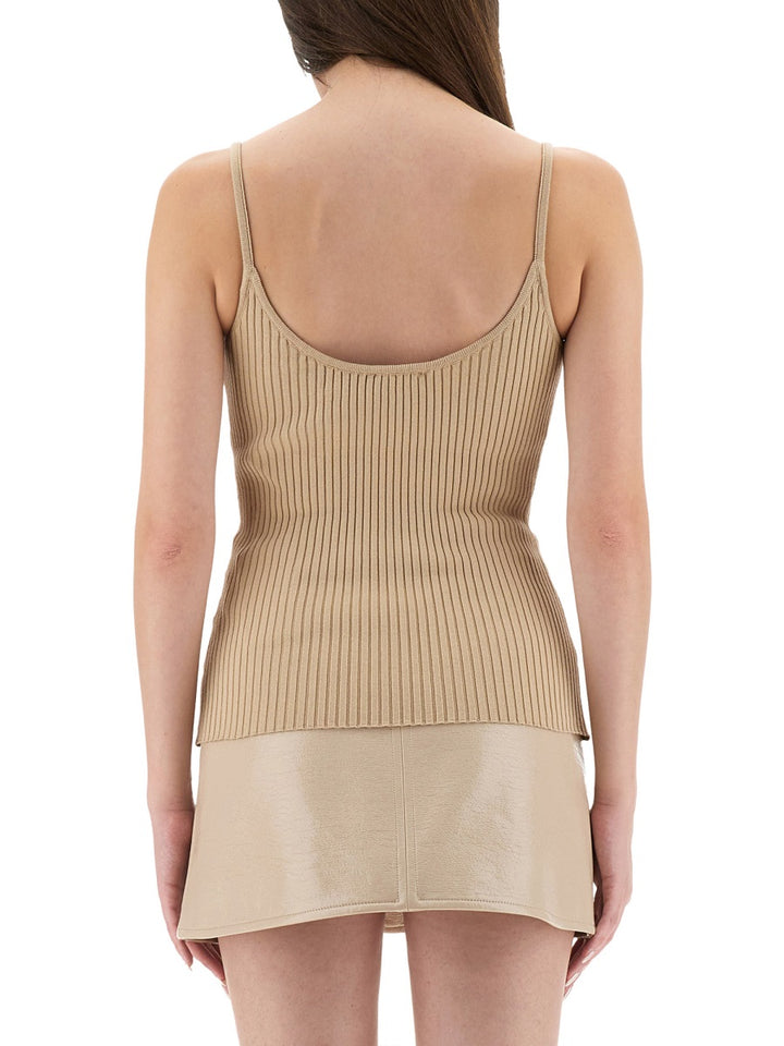 Courrèges Top - Beige | Wanan Luxury