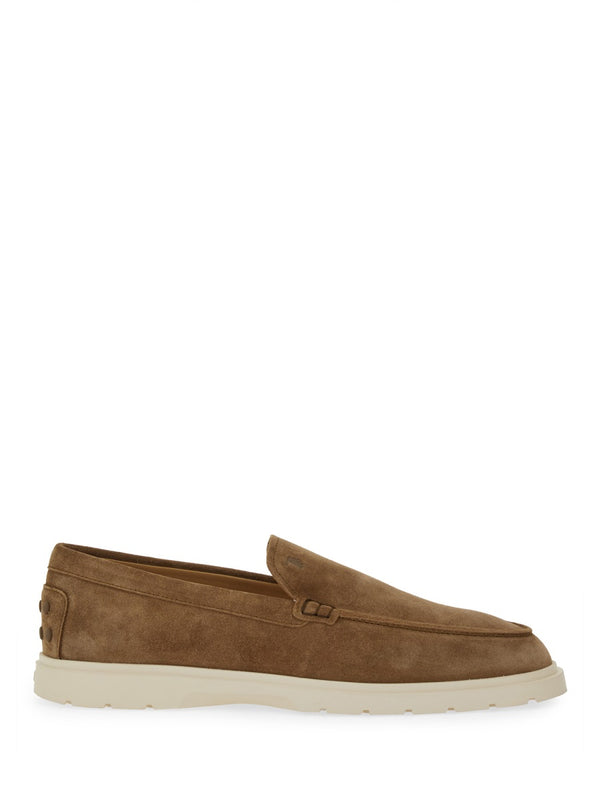 Mocasin destalonado de piel