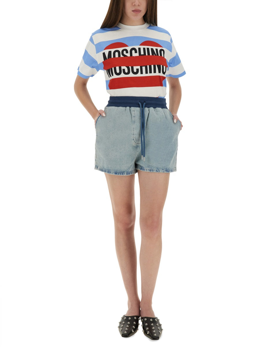 Moschino Jeans Shorts - Blu | Wanan Luxury