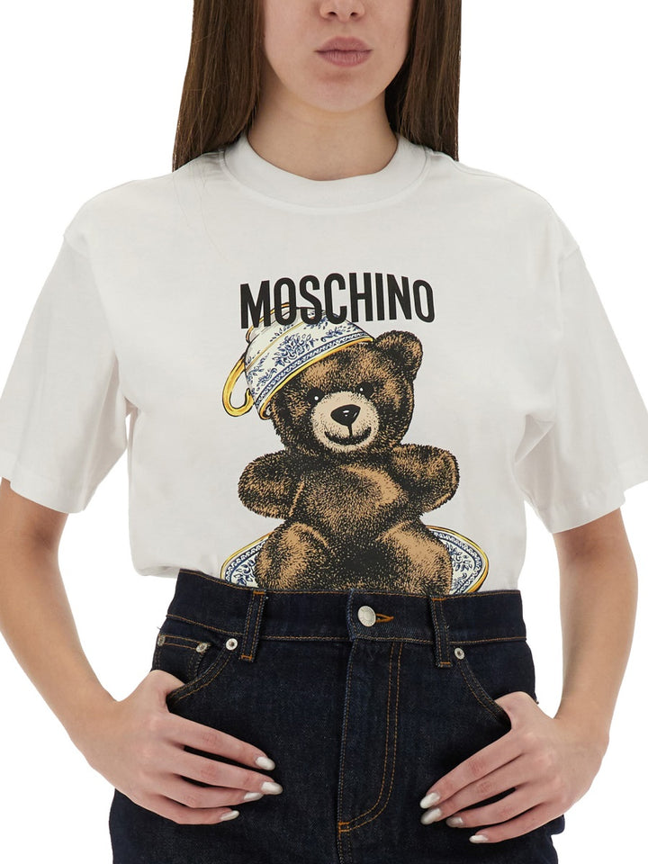 Moschino T shirt - Bianco | Wanan Luxury