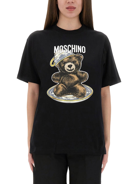 T-Shirt With "Teddy" Print