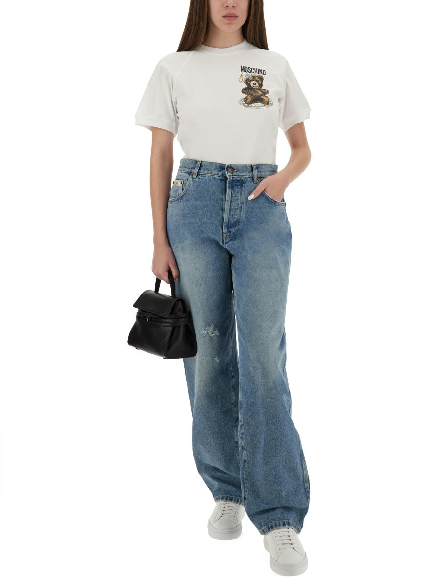 Moschino T shirt - Bianco | Wanan Luxury